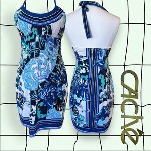 Y2k Floral Halter Dress